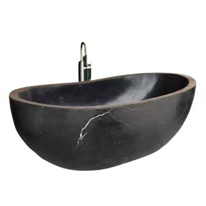 ObsidianLux Nero Marble Bath