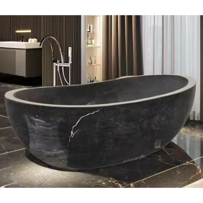 ObsidianLux Nero Marble Bath